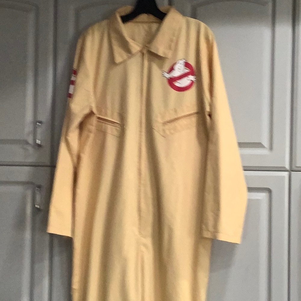 Ghost Busters Garage Overalls (Adult) Costume, Halloween Outfit